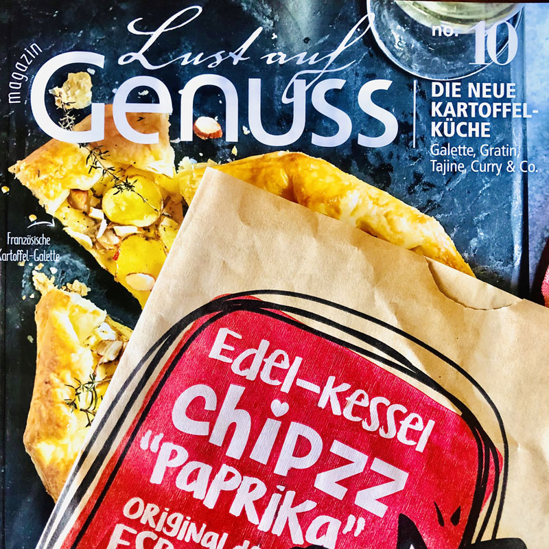 Chipzz Paprika wurde von "Lust auf Genuss" entdeckt 