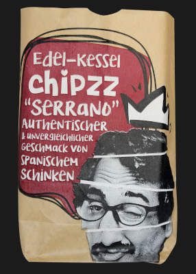 Kartoffelchips Serrano